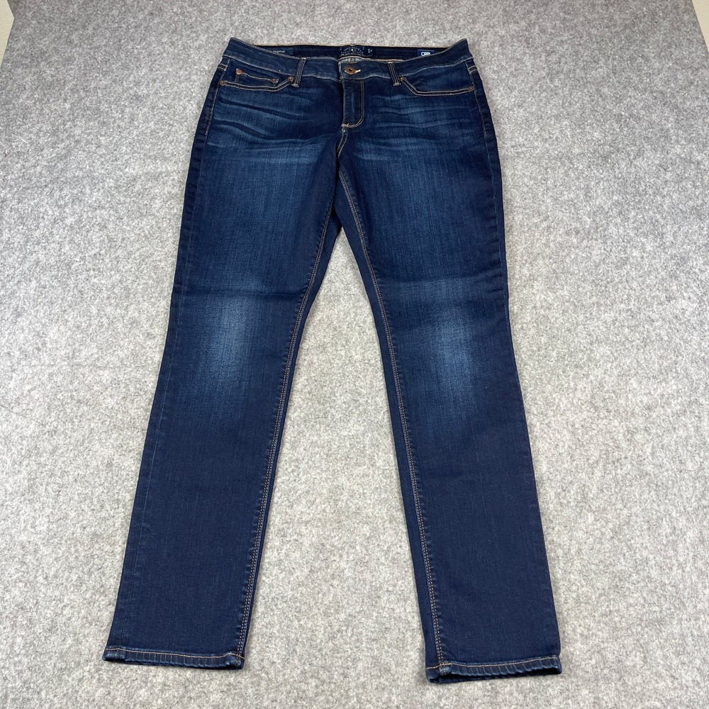 Lucky Brand Lolita Skinny Ankle Jeans 12 Twilight Blue Dark Wash 7W13399